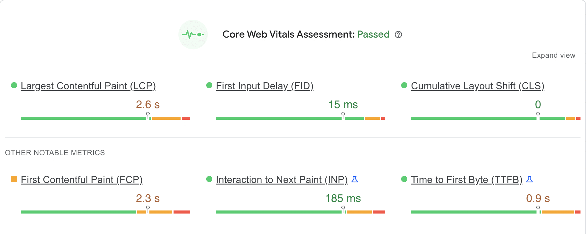 improve core web vitals