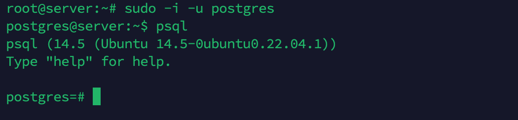 access postgres