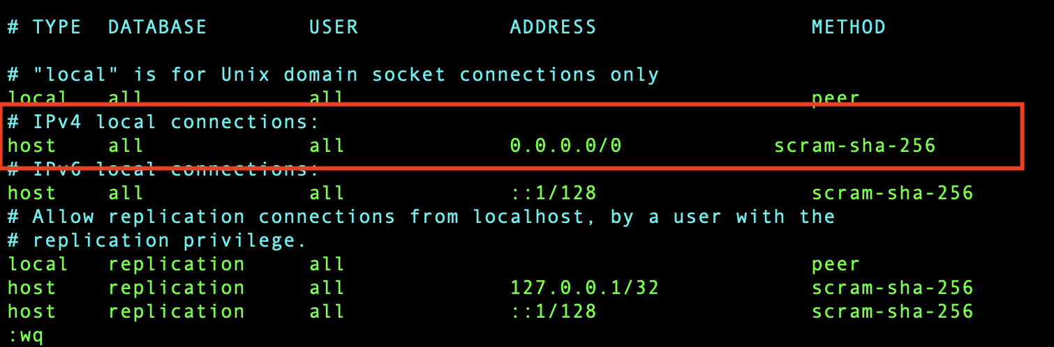 IPv4 local connections