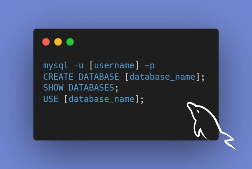 command to create a database in mysql