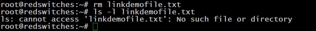 link demofile output