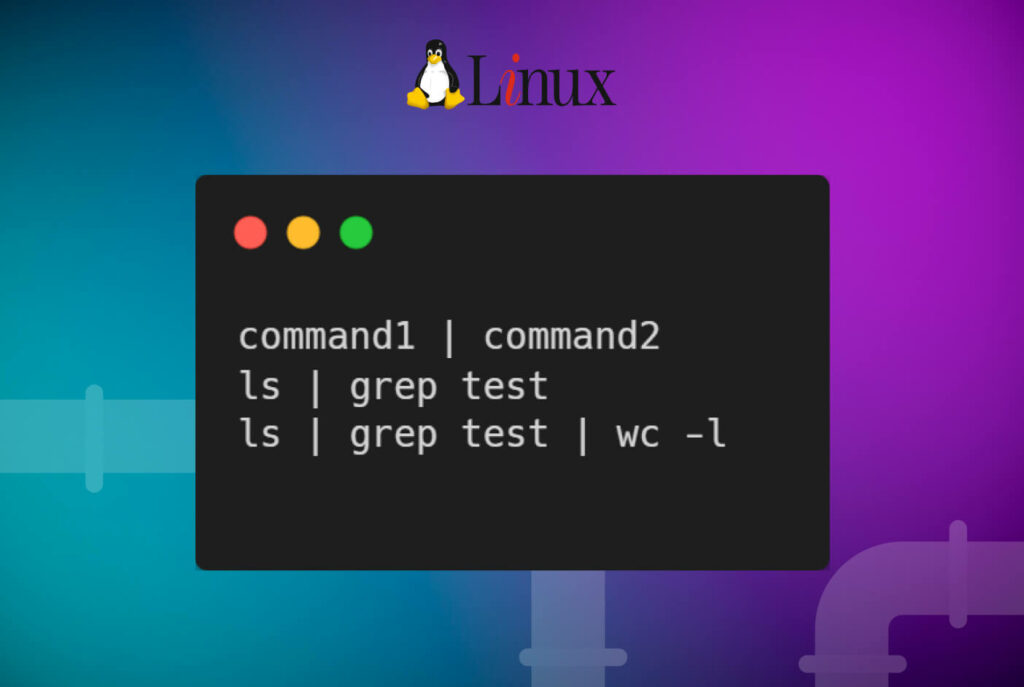 linux pipe command