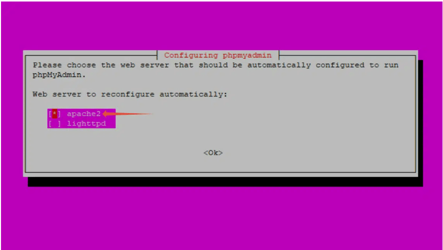 configuring phpmyadmin on ubuntu