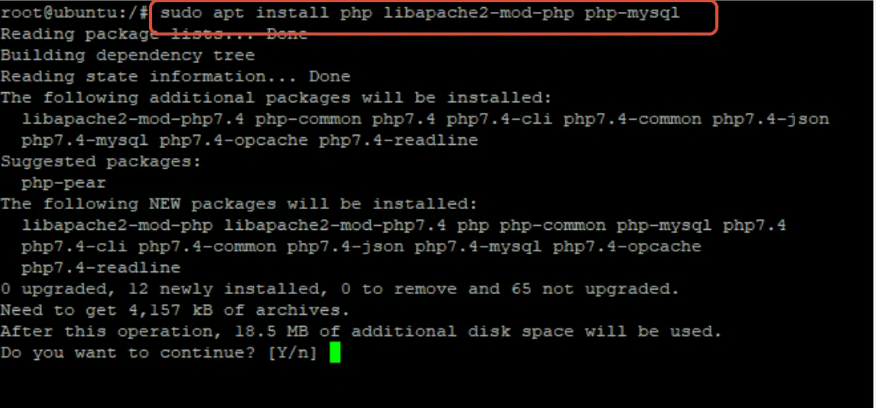 phpmyadmin on ubuntu server installation