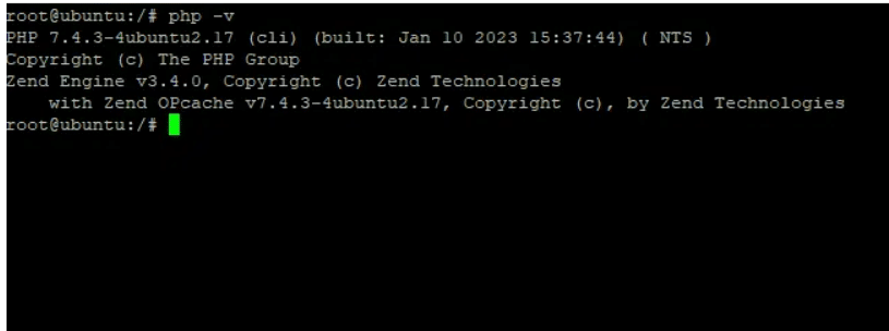 phpmyadmin on ubuntu version check