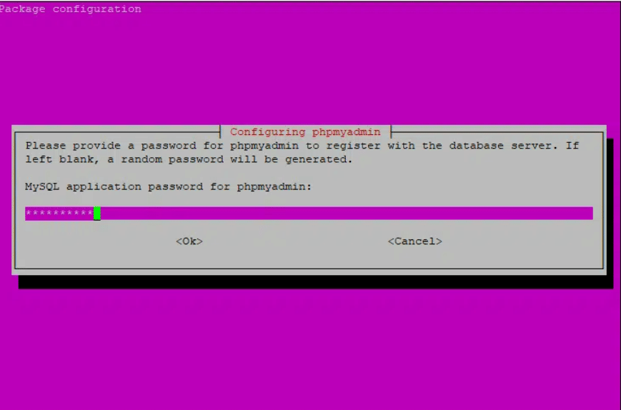 phpmyadmin on ubuntu mysql configuration