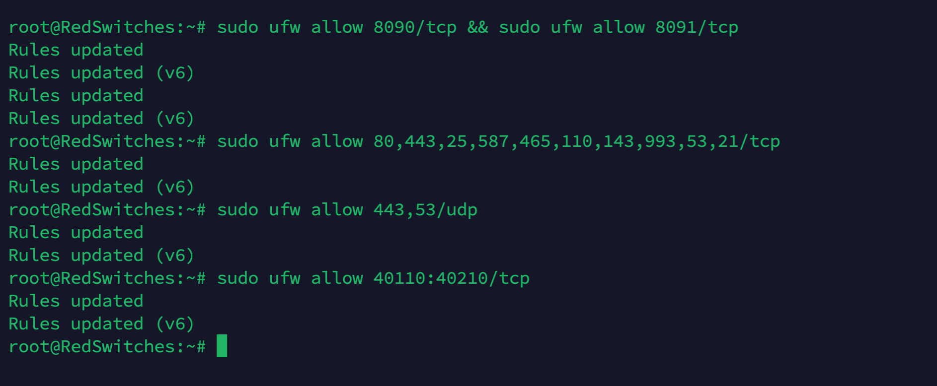 12 Allow Cybpernel ports