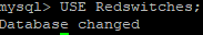 mysql> USE database_name;