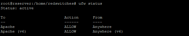 # ufw status