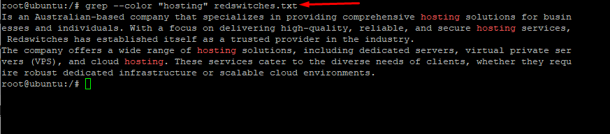 Search string grep Command in Linux