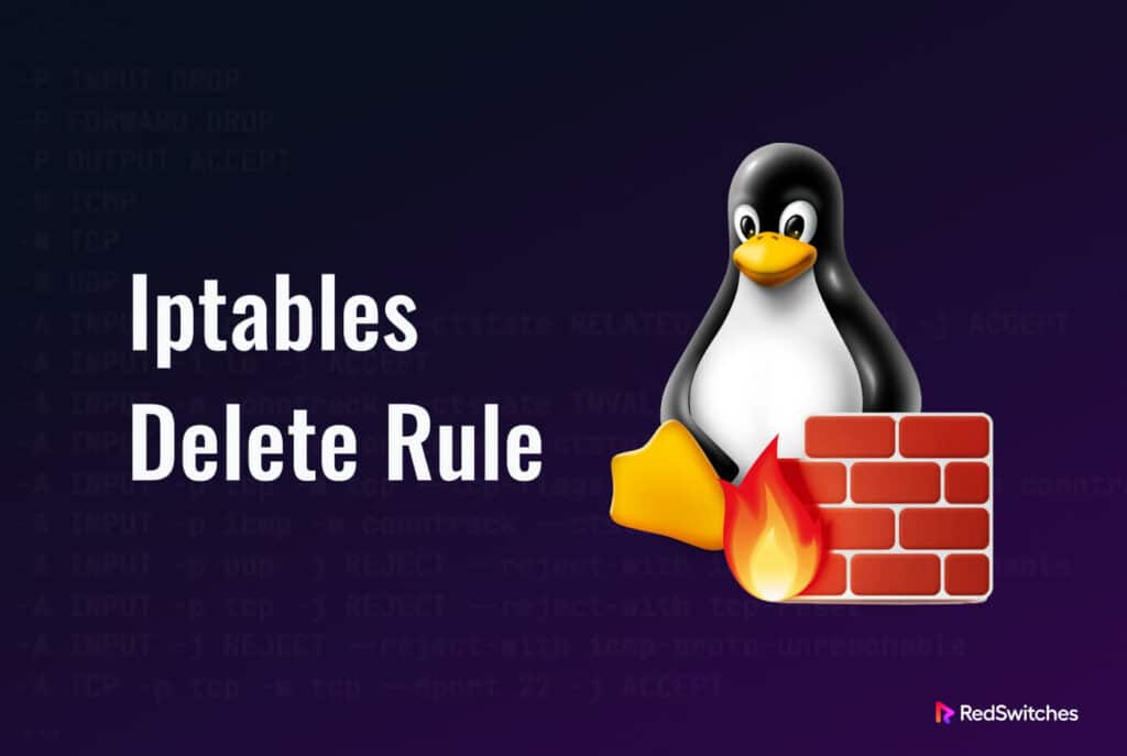 iptables delete rule