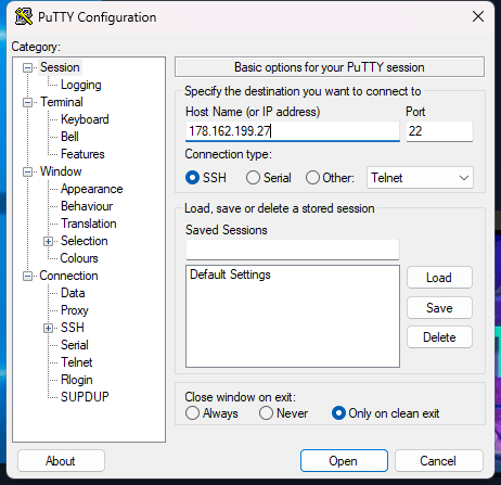 Set Up SSH Tunneling Using PuTTY