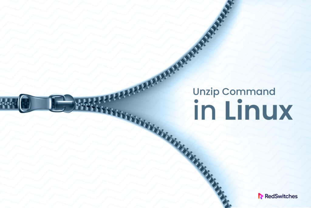 unzip command in linux