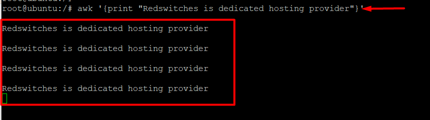 awk command in unix awk action