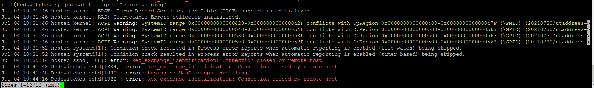 Filtering Log Entries by Multiple Keywords in journalctl