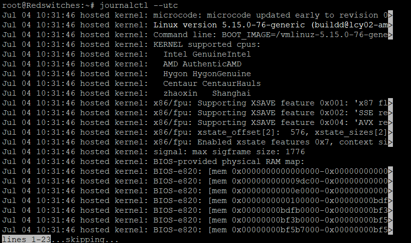 Displaying Logs in UTC Time in journalctl