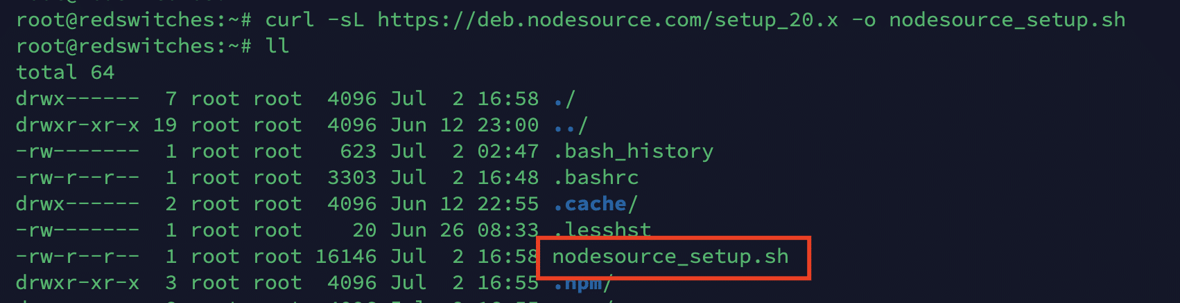 nodesource-sh