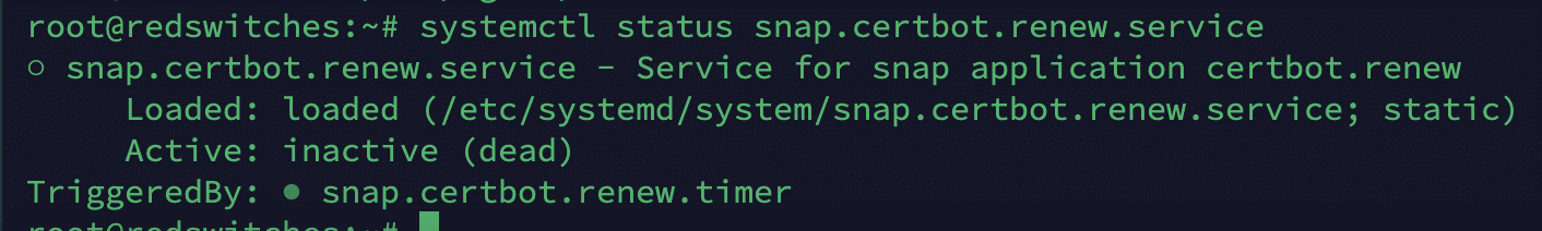 snapcertbot-status