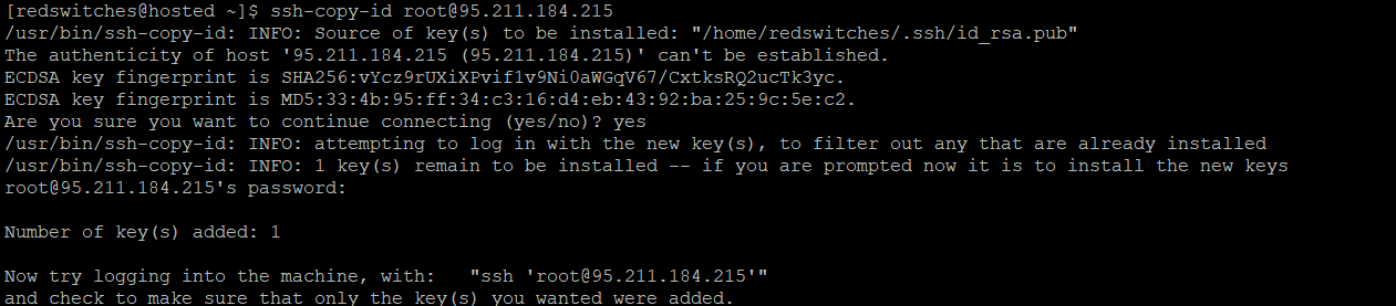 ssh authorized keys copy public key