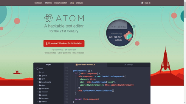Atom best text editor linux