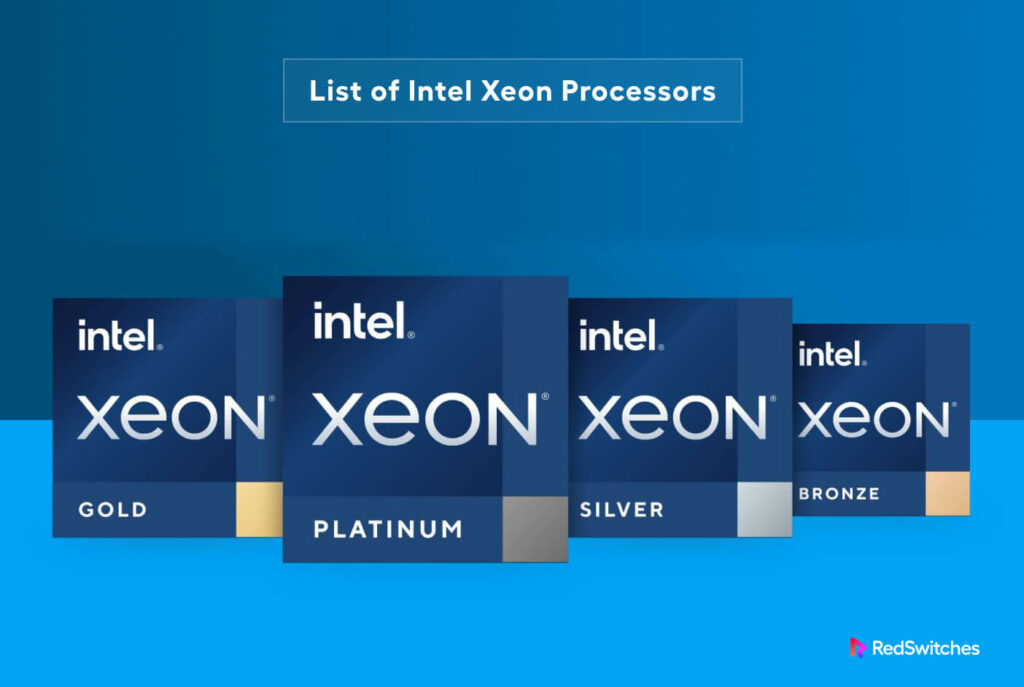 list of intel xeon processors