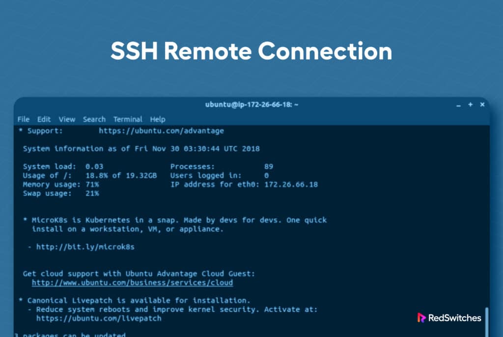 ssh remote connections