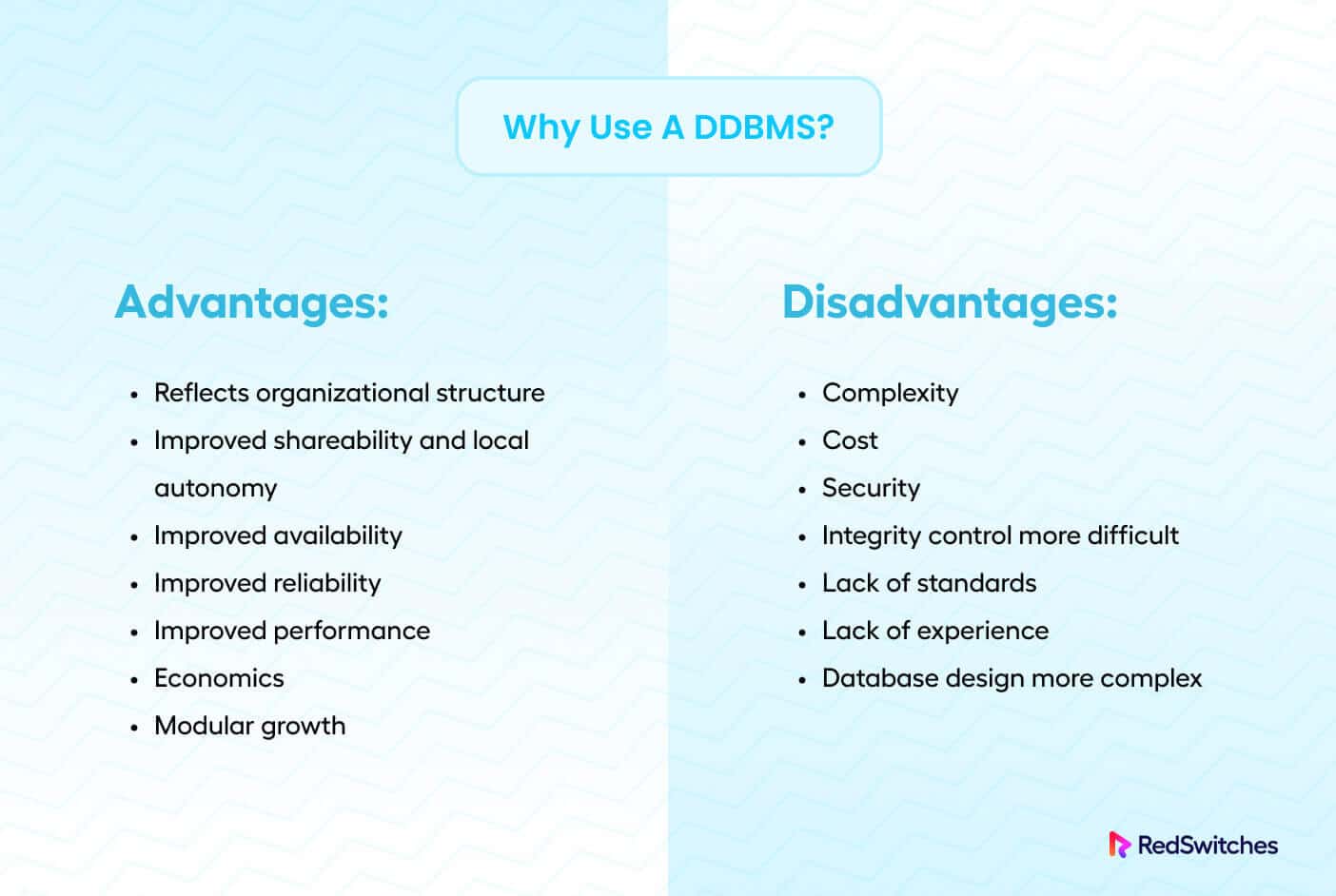 Why use a ddbms