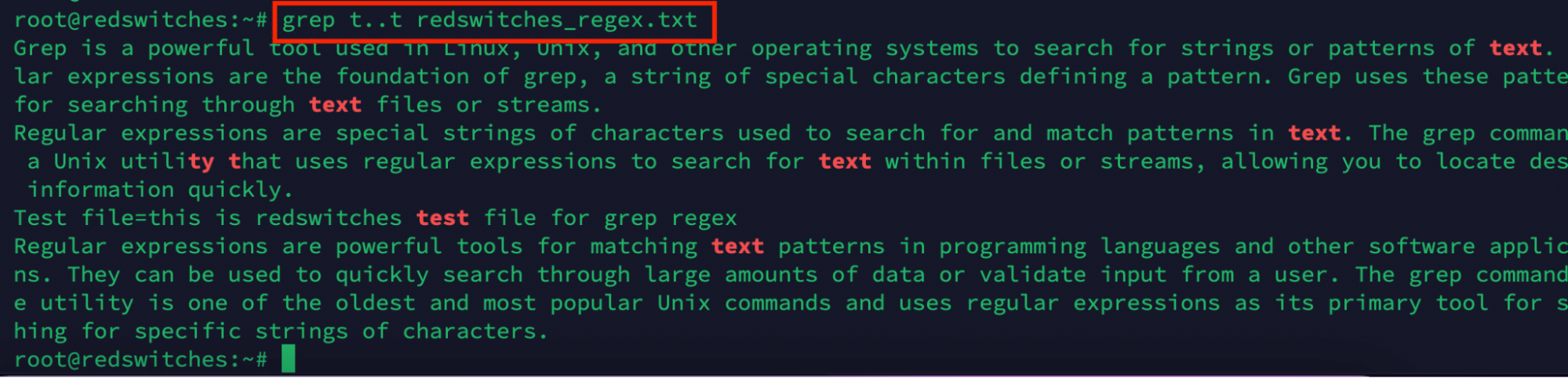 match a character in grep regex