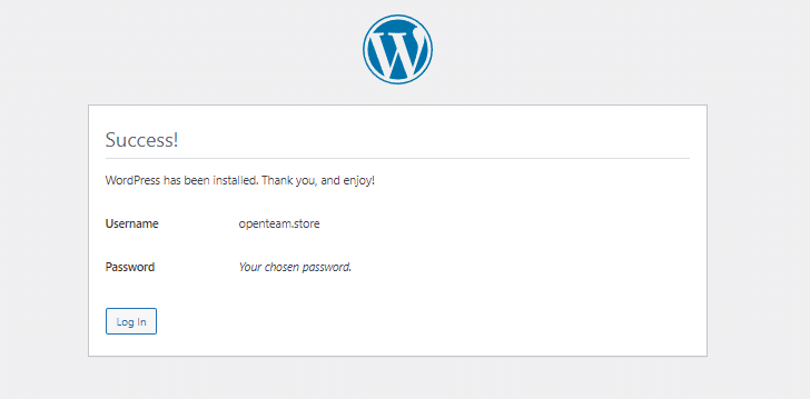 Install WordPress