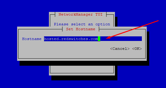 hostname