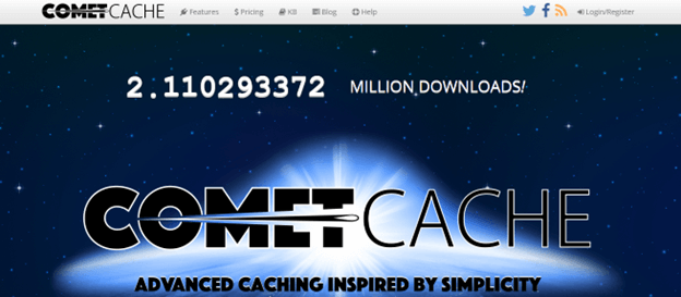 Comet wordpress Cache plugin