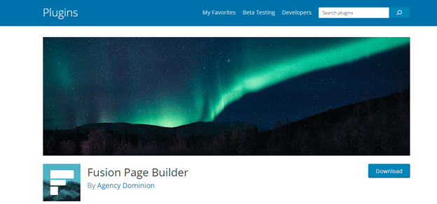 Fusion WordPress Page Builder