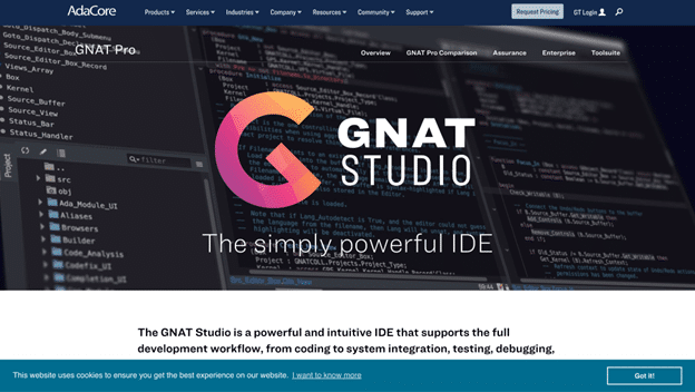 Gnat is one of the best linux IDE