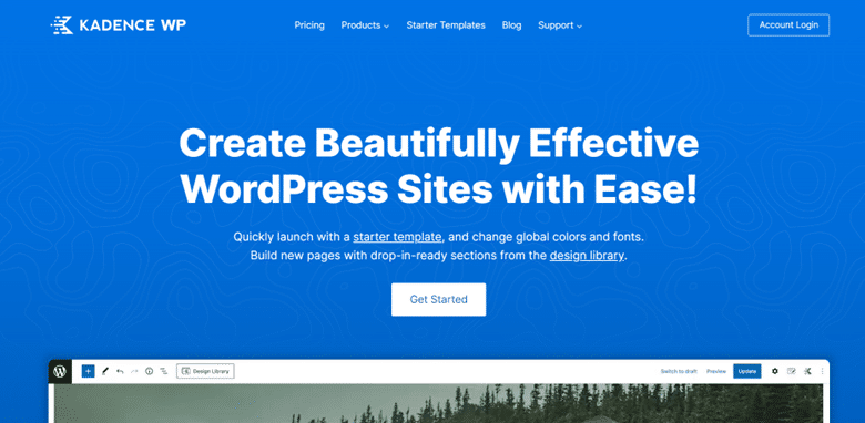 Gutenberg by Kadence Blocks wordpress page builder