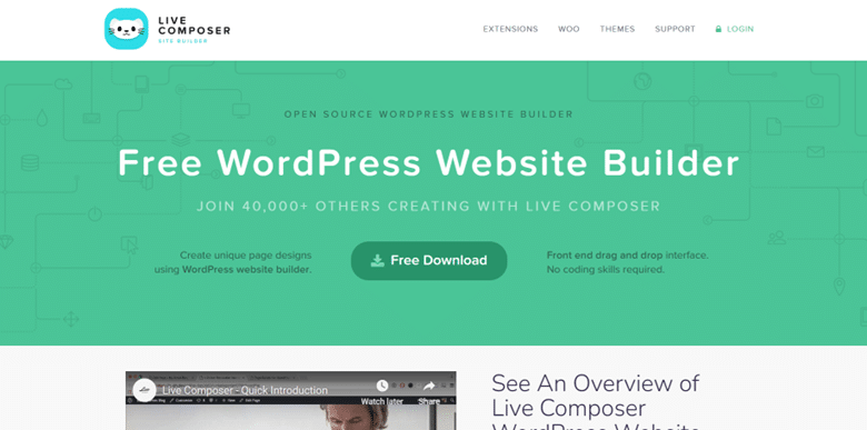 Live Composer WordPress page builder