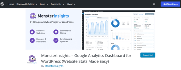 MonsterInsights plugin