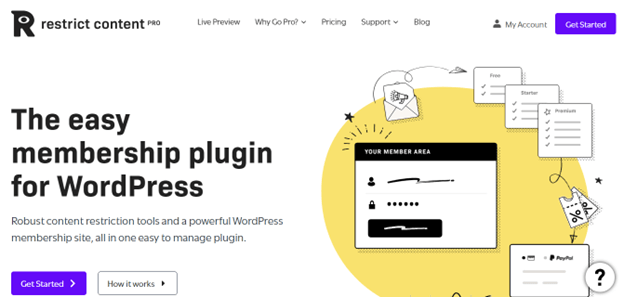 Restrict Content Pro WordPress Membership Plugin