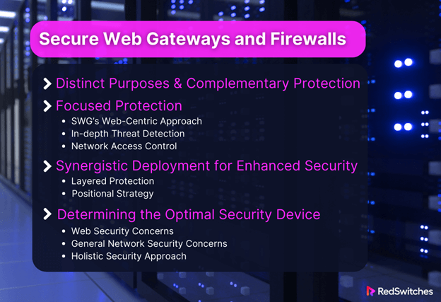 Secure Web Gateways and Firewalls
