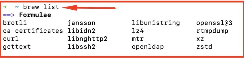 Install Packages With Homebrew