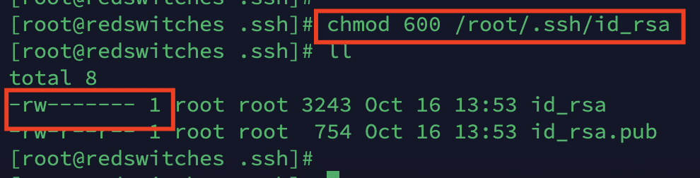 Verify SSH Key Permissions