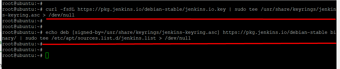 step 2 to install jenkins on ubuntu