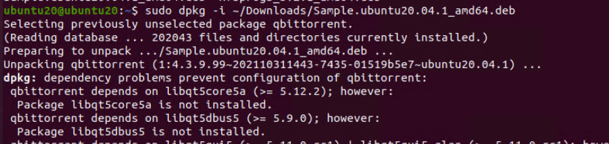 Install deb file on ubuntu using terminal 