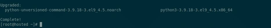 dnf upgrade python3