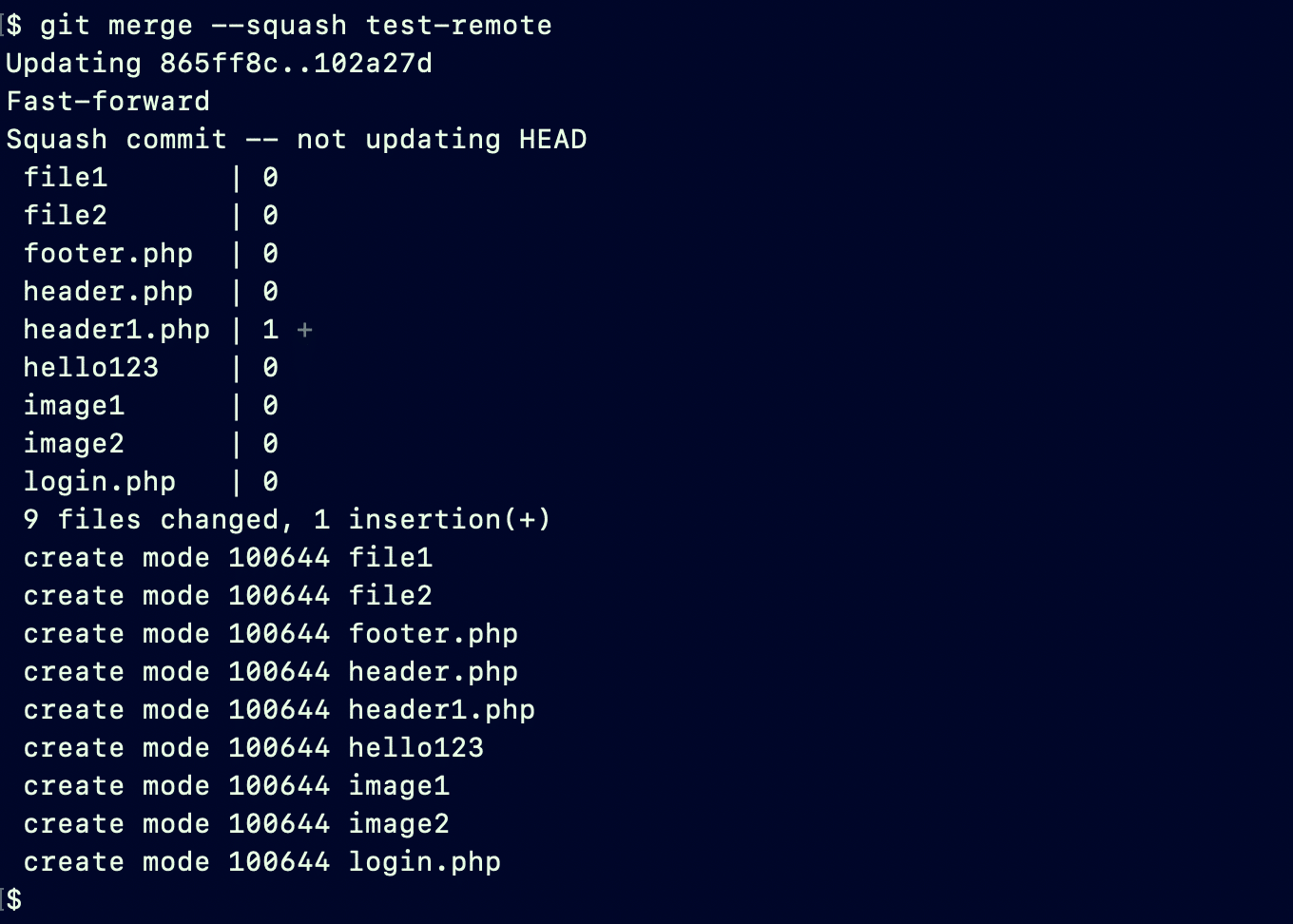 Step #2 Initiate git merge