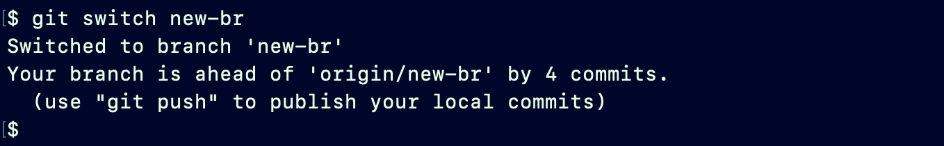 Step #1 Switch to the branch that contains the commits you want to squash