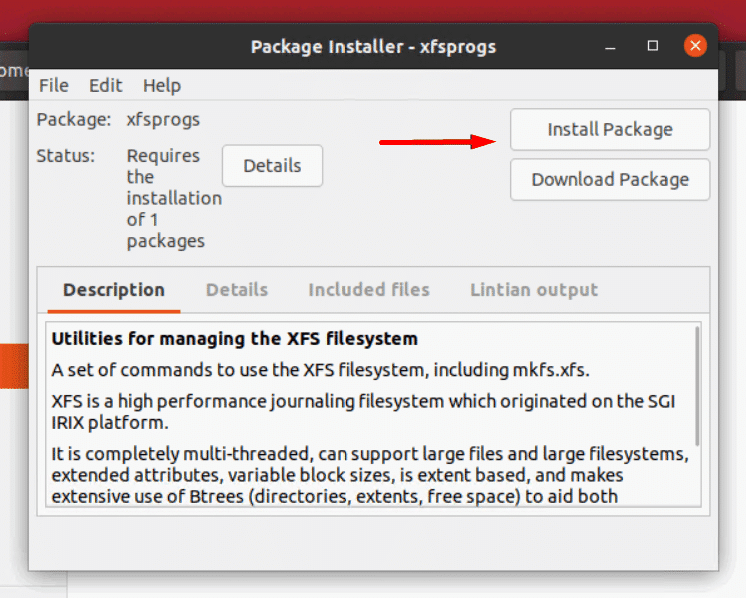 package installer