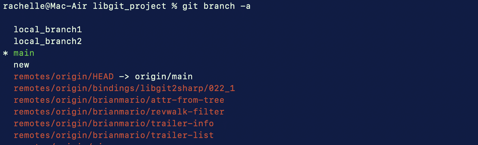 All Branches in Git