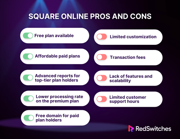 pros and cons of square online the best website builders with ecommerce