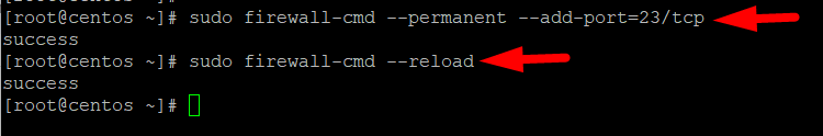 Configure the Firewall on the Target Machine