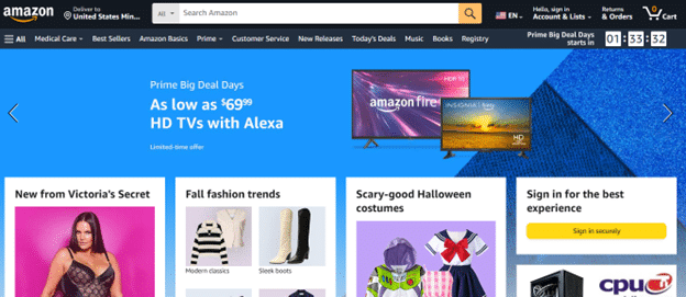 Amazon best ecommerce website